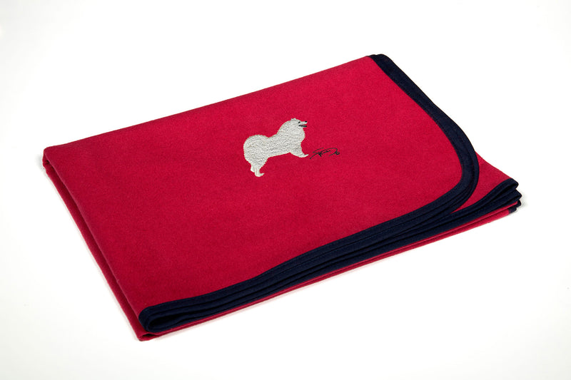 Multipurpose with embroidered Samoyed motif